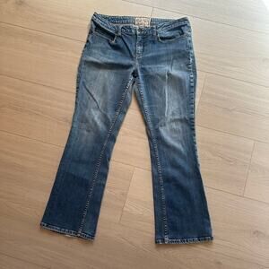 American Rag Bootcut Low Rise Jeans Medium Wash 11S